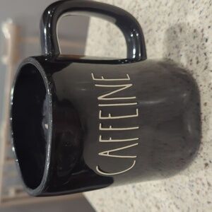 SCENTED Candle - FRESH GROUND COFFEE - IN Brand New Rae Dunn CAFFEINE Mug/Cup